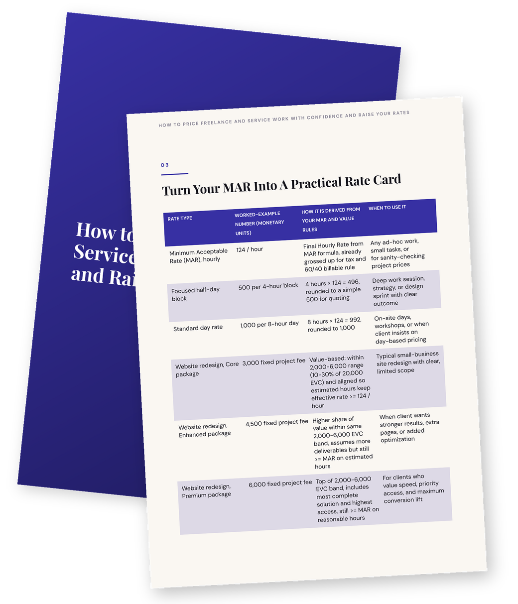 Product Architect Playbook sample format