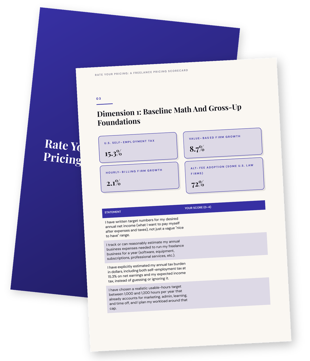 Product Architect Scorecard sample format